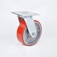 thumbnail image 1 of Ez Roll Casters 6 In. Polyurethane On Steel Swivel Caster, 1 of 1