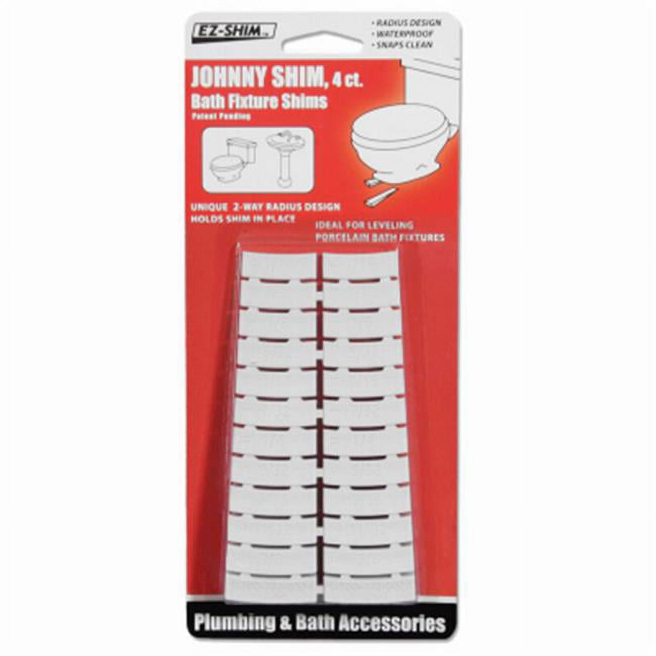 EzShim 225638 4 count, Bath Fixture Shims