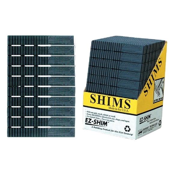 Ez Shim Heavy Duty Black 7.9 " Plastic Plastic Bulk Bulk Residential Use, Standard Application