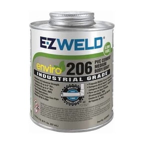Pipe Cement,8 fl oz,Gray EZ30602N