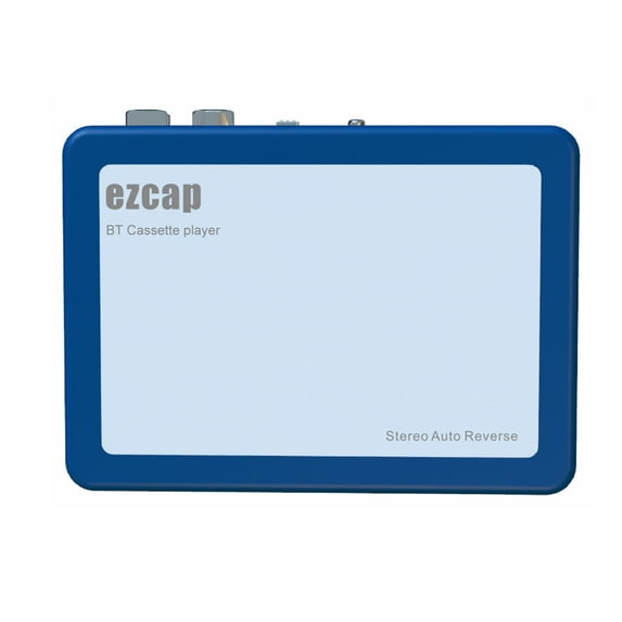 EzCAP215 Portable BT Cassette Player BT 4.2 Tape Player Auto Reverse Audio Tape with Earphones