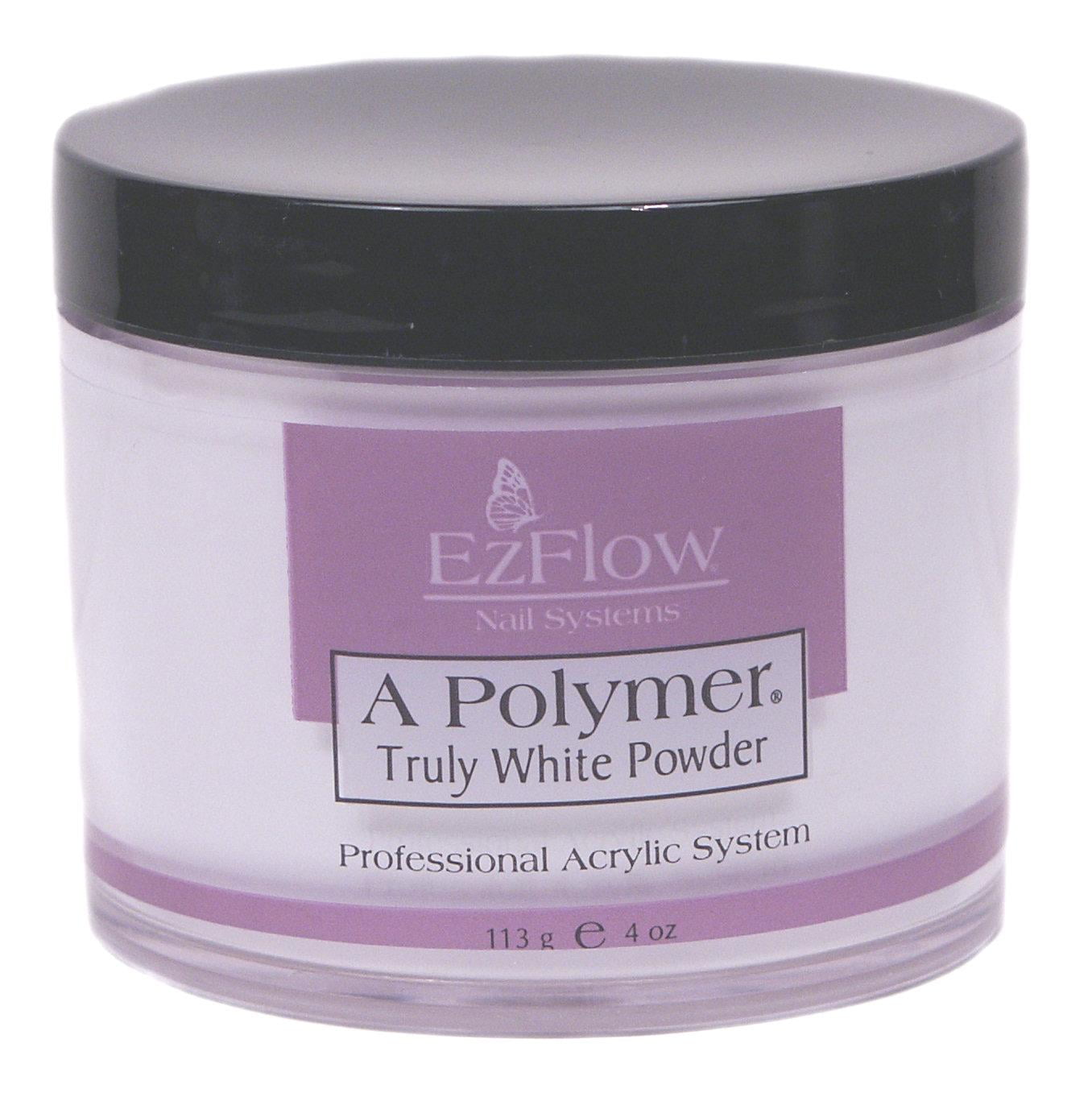 ネイルアート用品(筆など) EZFlow A Polymer Truly White Powder 453g EzFlow A Polymer Powder in Truly White - Lynamy Beauty Supply