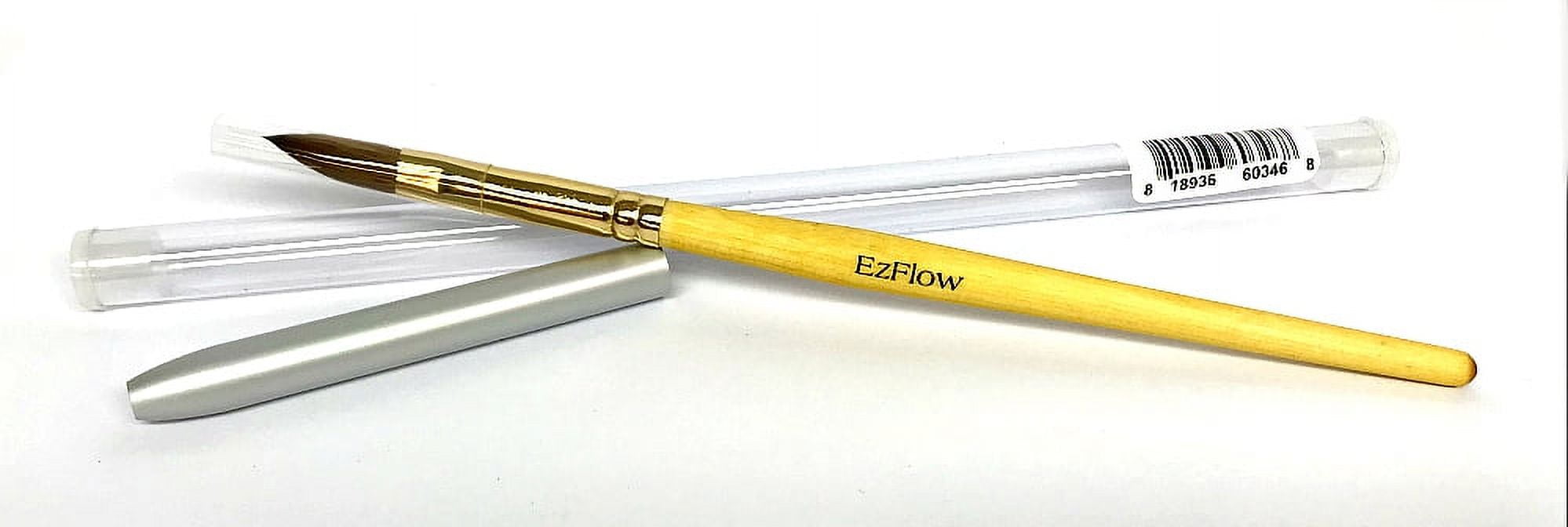 EzFlow- Acrylic Nail Brush Grand Artist OVAL with brush cover