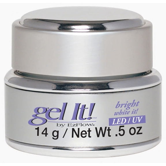 EzFlow LED/UV Gel It! Bright White It! 14 g / Net Wt. .5 oz