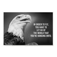 thumbnail image 1 of EzPosterPrints - Most Popular Eagle Theme Quote Posters - Power Strength Brave Motivational Quotes Poster Printing - Wall Art Print for Home Office - LET GO - 24X16 inches, 1 of 6