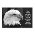thumbnail image 1 of EzPosterPrints - Most Popular Eagle Theme Quote Posters - Power Strength Brave Motivational Quotes Poster Printing - Wall Art Print for Home Office - TARGET - 48X32 inches, 1 of 6