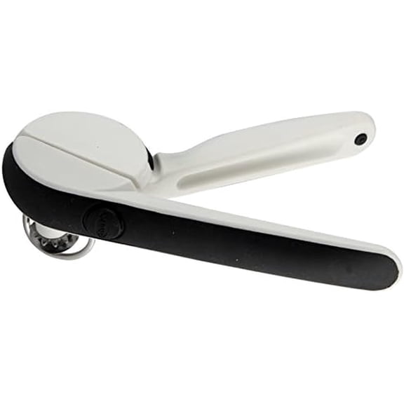 EzSqueeze One-Handed Can Opener (Black and Meringue)