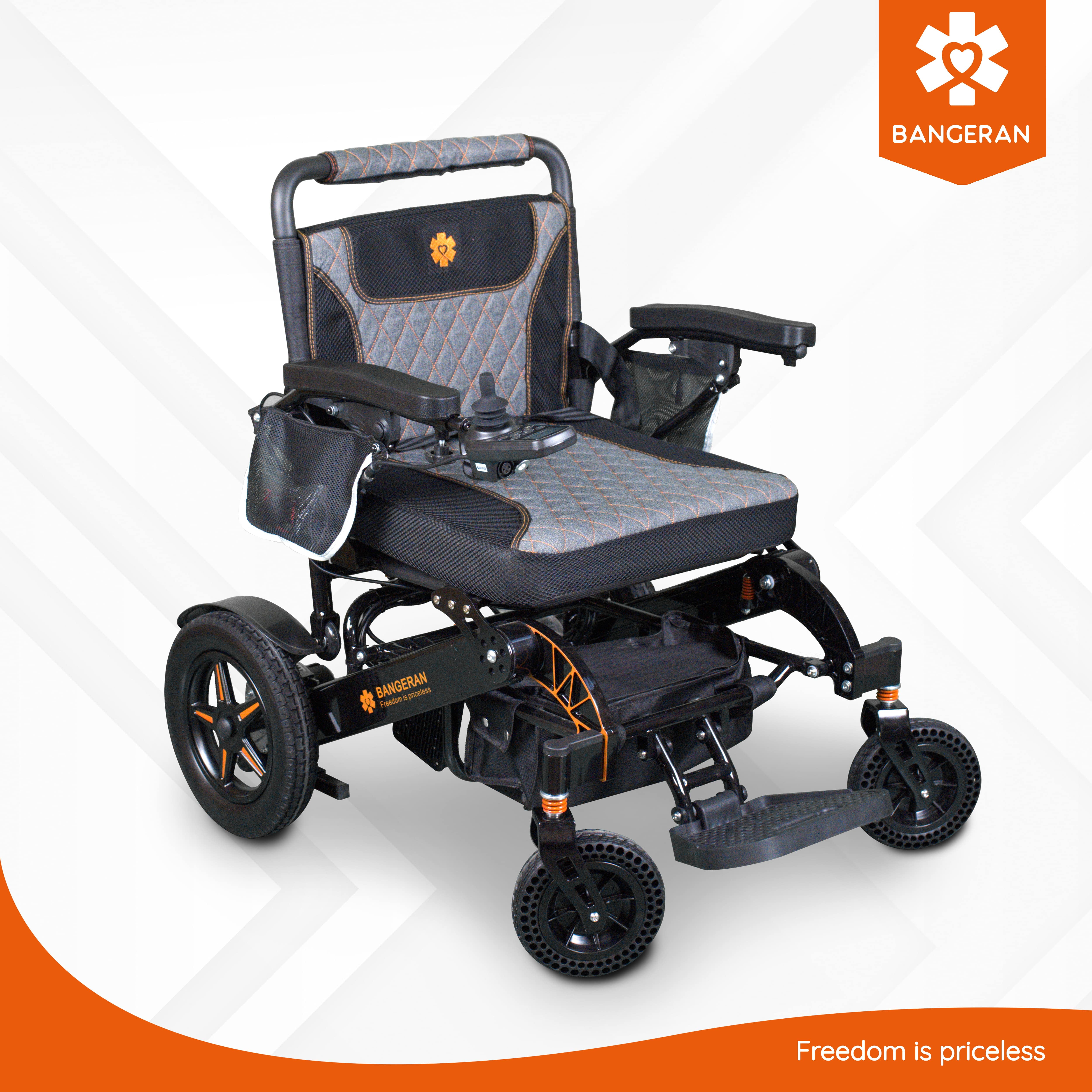 EzStapler Mammoth EX Auto Fold Electric Wheelchair Heavy Duty 400lb