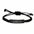thumbnail image 1 of Ezekiel 3 16 Bracelet Ezekiel 3:16 Gift Bible Verse Scripture Stainless Steel Bracelet, 1 of 3
