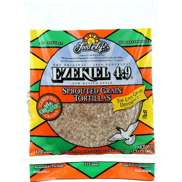 Ezekiel 49 Small Sprouted Grain Tortillas New Mexico , 12 oz