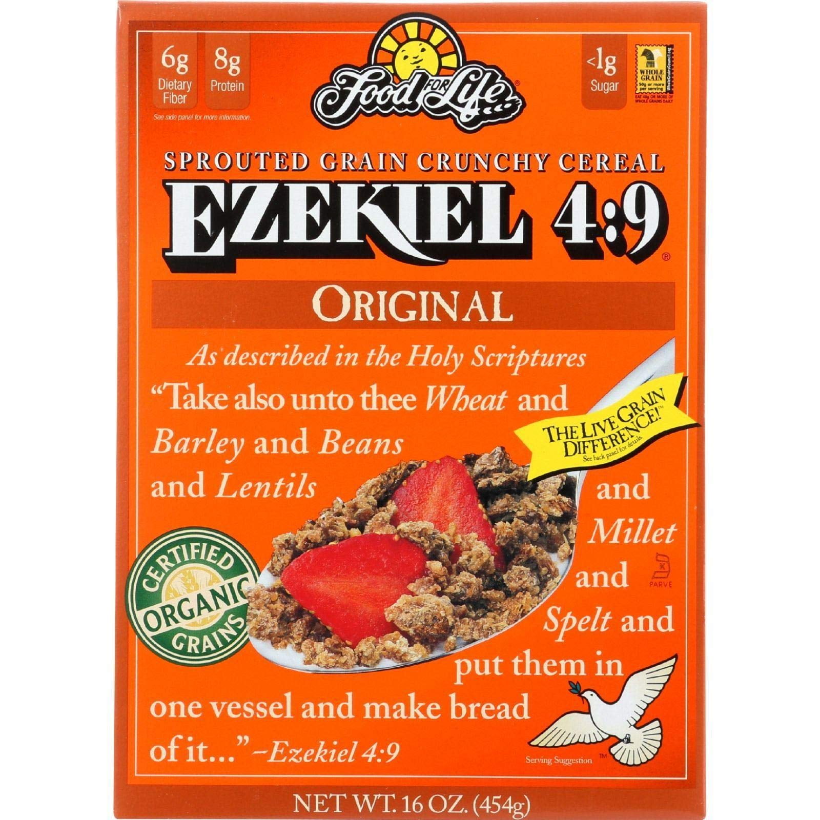 Ezekiel 49, Sprouted Whole Grain HYZ01 Cereal, Original, 16 oz (454 g