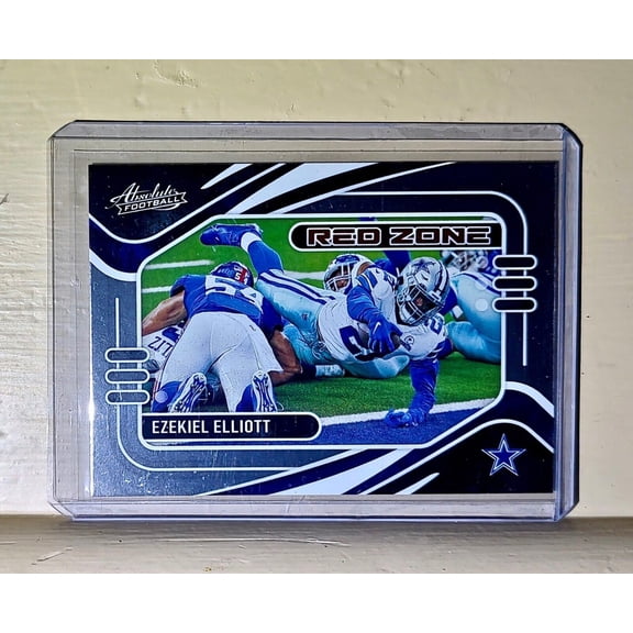 Ezekiel Elliott 2021 Panini NFL Absolute Red Zone #RZ8 Card