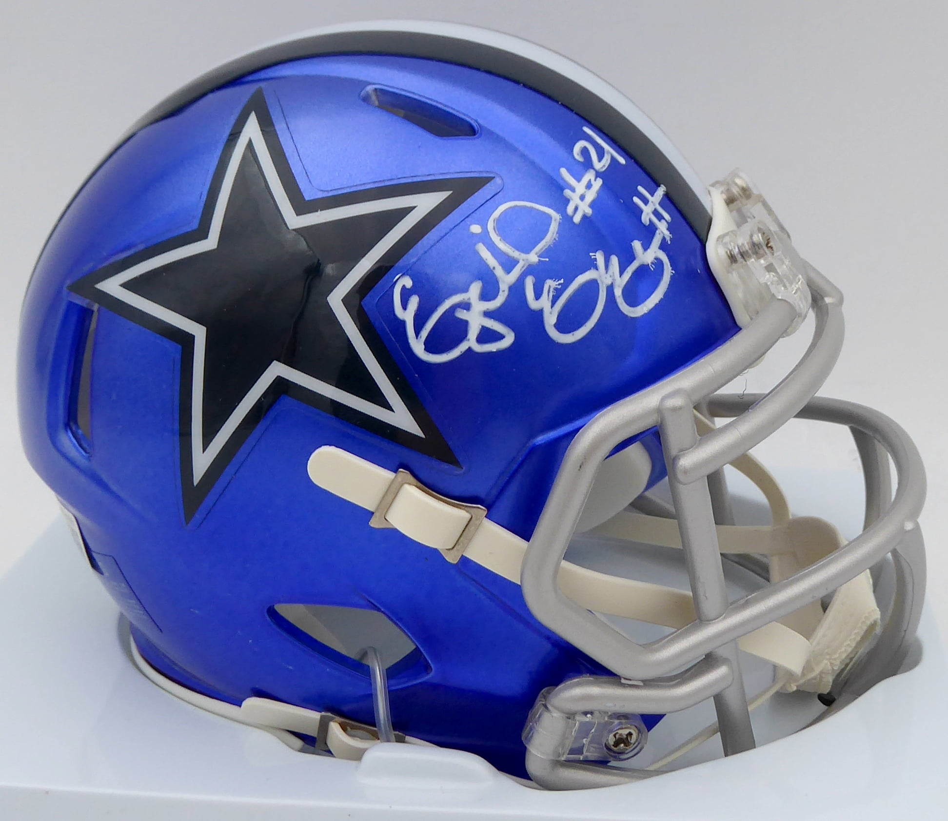 Ezekiel Elliot Signed Football Cleats w COA Ezekiel Elliott Dallas Cowboys Original Autographed Football  main image 2
