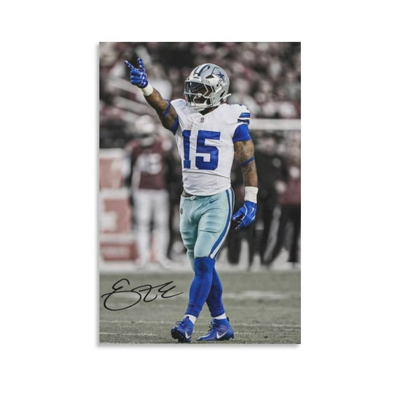 Ezekiel Elliott Canvas Poster Painting On Canvas Wall Art Poster Scroll Picture Print Living Room Walls Decor Home Posters 24x36inch(60x90cm)