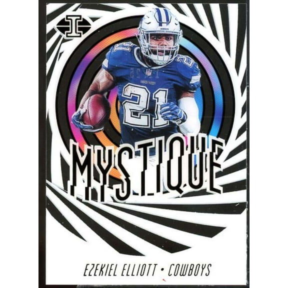 Ezekiel Elliott Card 2019 Panini Illusions Mystique Black #MYSEE