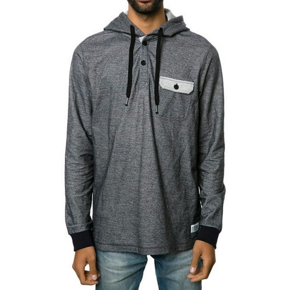 Ezekiel Mens The Covington Hoodie Sweatshirt, Black, Small