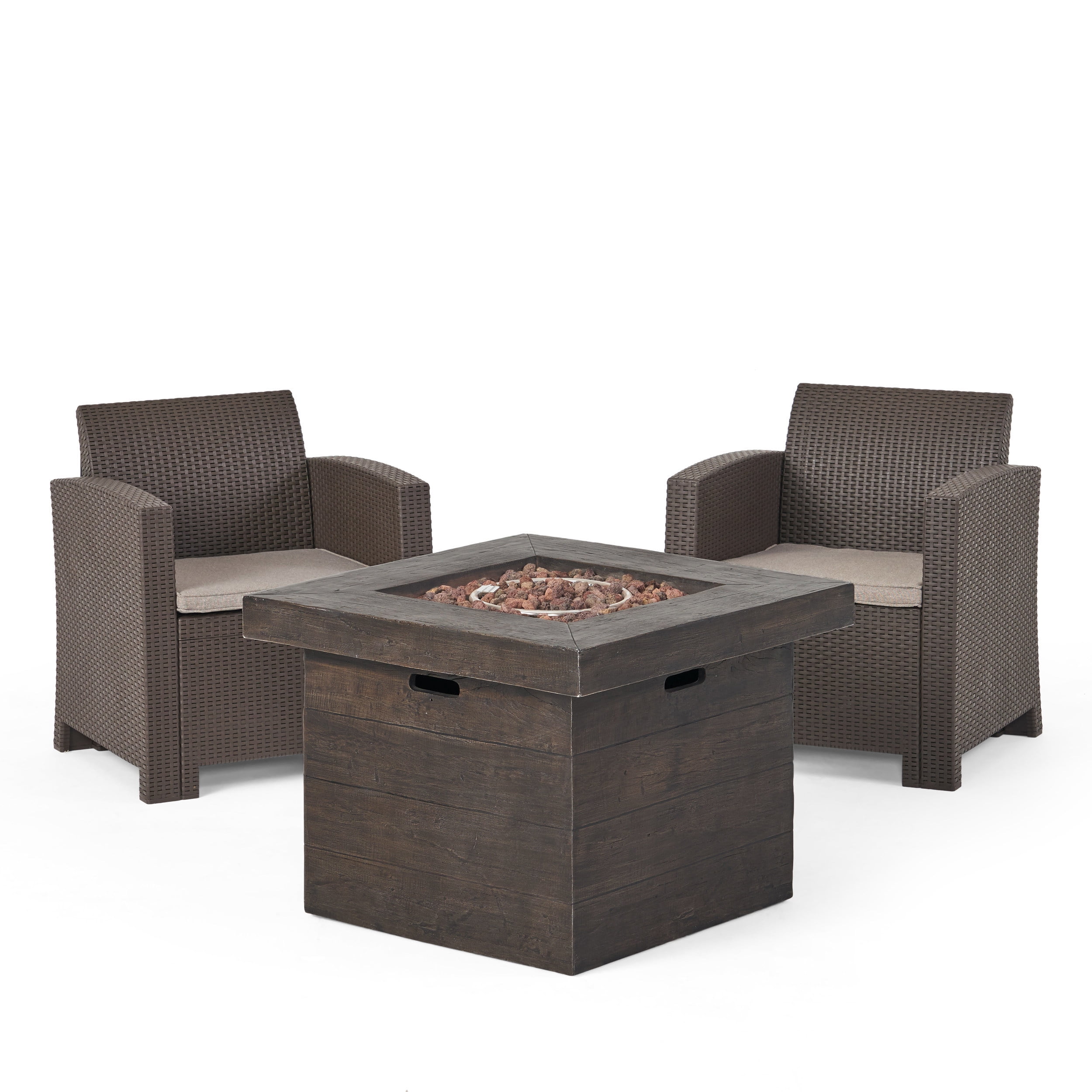 3 piece sale fire chat set
