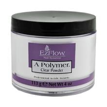 Ezflow Acrylic Nail Powder A Polymer - Clear 4oz
