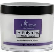 ez flow a polymer white false nails, 4 ounce