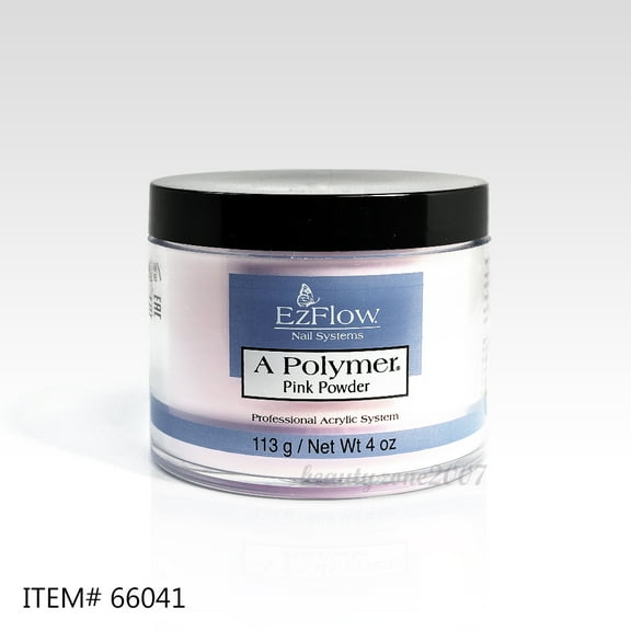 Ezflow Professional Nail Acrylic Powder - Pink 4oz