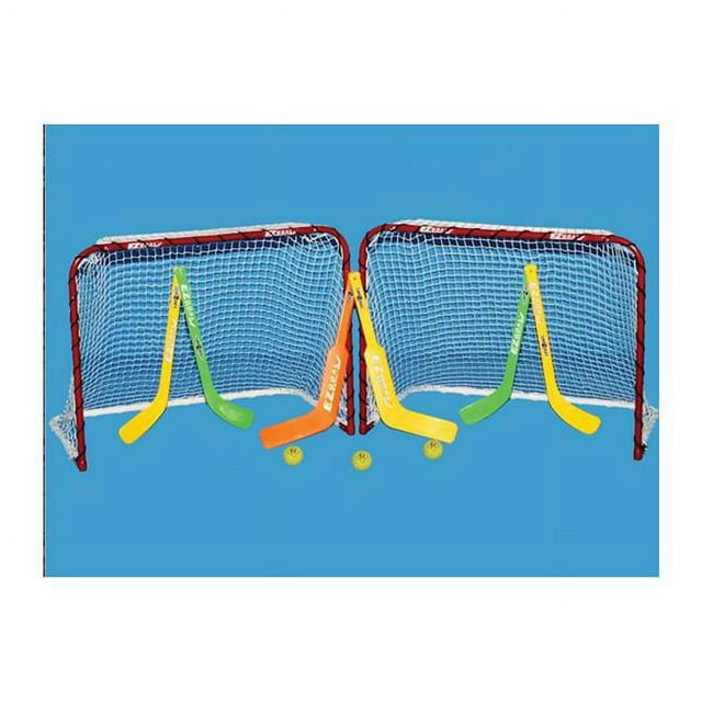 Ezgoal Hockey Mini Goals with 2 Sticks, 3 Balls & 2 Goalie Sticks 30