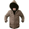 thumbnail image 1 of Ezi Men's Sherpa Lined Varsity Jacket Sweatshirt, 1 of 1