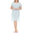 thumbnail image 1 of Ezi Women's Plus Cap Sleeve Floral Nightgown, 1 of 6