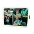 thumbnail image 1 of Ezimoov Baby Car Mirror with LED for Back Seat Rear Facing, Extra Wide with a Rotating Base, 1 of 4