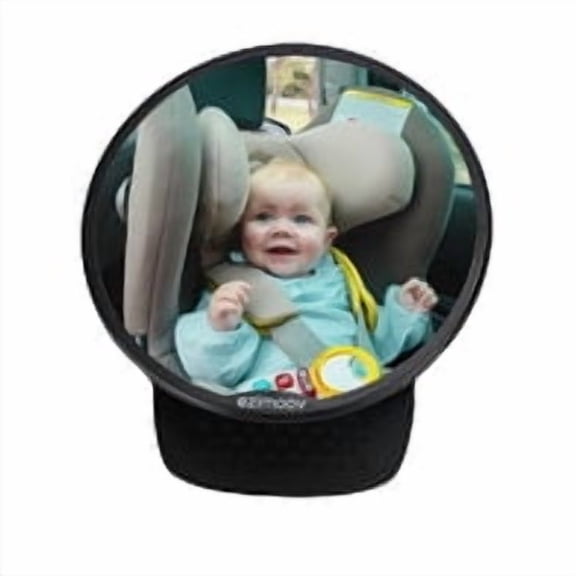 Ezimoov Baby Round Rear Facing Car Seat Mirror, 360° Rotatable, Adapts to all headrests
