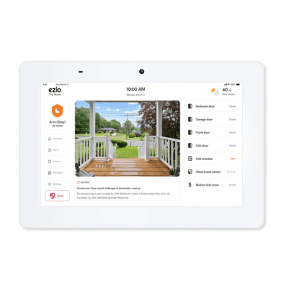 Ezlo 10" Android Touchscreen Smart Home Security Control Panel