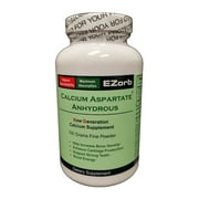 Ezorb Calcium Aspartate Anhydrous Powder for Bone Spurs & Joint Health, 100g