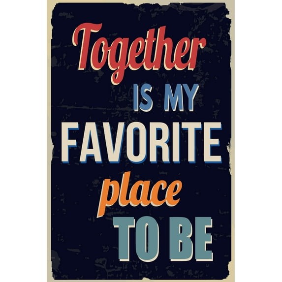 Ezposterprints Motivational Inspirational Posters for Home Office School Classroom Kidsroom - Motivational Quotes Poster Printing - Wall Art Print - 'MY FAVORITE PLACE' - 16X24 inches