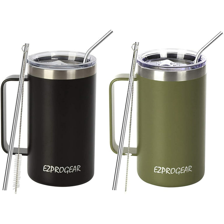 https://i5.walmartimages.com/seo/Ezprogear-24-oz-2-Pack-Stainless-Steel-Coffee-Mug-Double-Wall-Beer-Tumbler-Vacuum-Insulated-Camping-Cup-with-Handle-and-Lid-Black-Olive-Green_ae136dab-613f-4b76-ae4b-4ddfbf9aa959.805ccf5cca264c29ab8a62d6558c2d9e.jpeg?odnHeight=768&odnWidth=768&odnBg=FFFFFF
