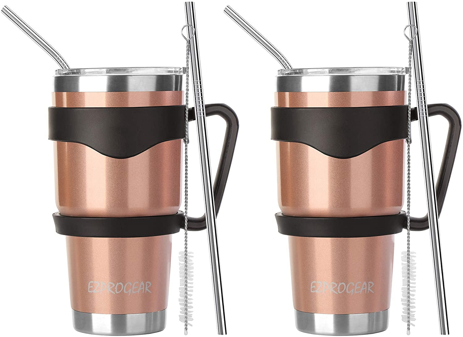 2 pack 30 ounce insulated coffee mug 2-IN-1 STAINLESS STEEL TRAVEL MUG – Splitflask: 2-In-1 Stainless Steel  Tumbler main image 0