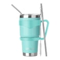 thumbnail image 1 of Ezprogear 30 oz Stainless Steel Tumbler Double Wall Vacuum Insulated with Straws and Handle (Mint), 1 of 4