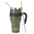 thumbnail image 1 of Ezprogear 40 oz Stainless Steel Tumbler Double Wall Travel Cup Vacuum Insulated Mug with Lid & Straws (Olive Green), 1 of 5