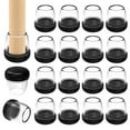 thumbnail image 1 of Ezprotekt 24 Pcs Chair Leg Sliders for Carpet,Furniture Movers Sliders,Chair Leg Caps,0.75"(Round, Clear), 1 of 8