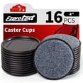 thumbnail image 1 of Ezprotekt 4" Round Reusable Carpeted Bottom Furniture Grippers, Pads and Sliders to Protect Hardwood 16 Pieces, 1 of 6