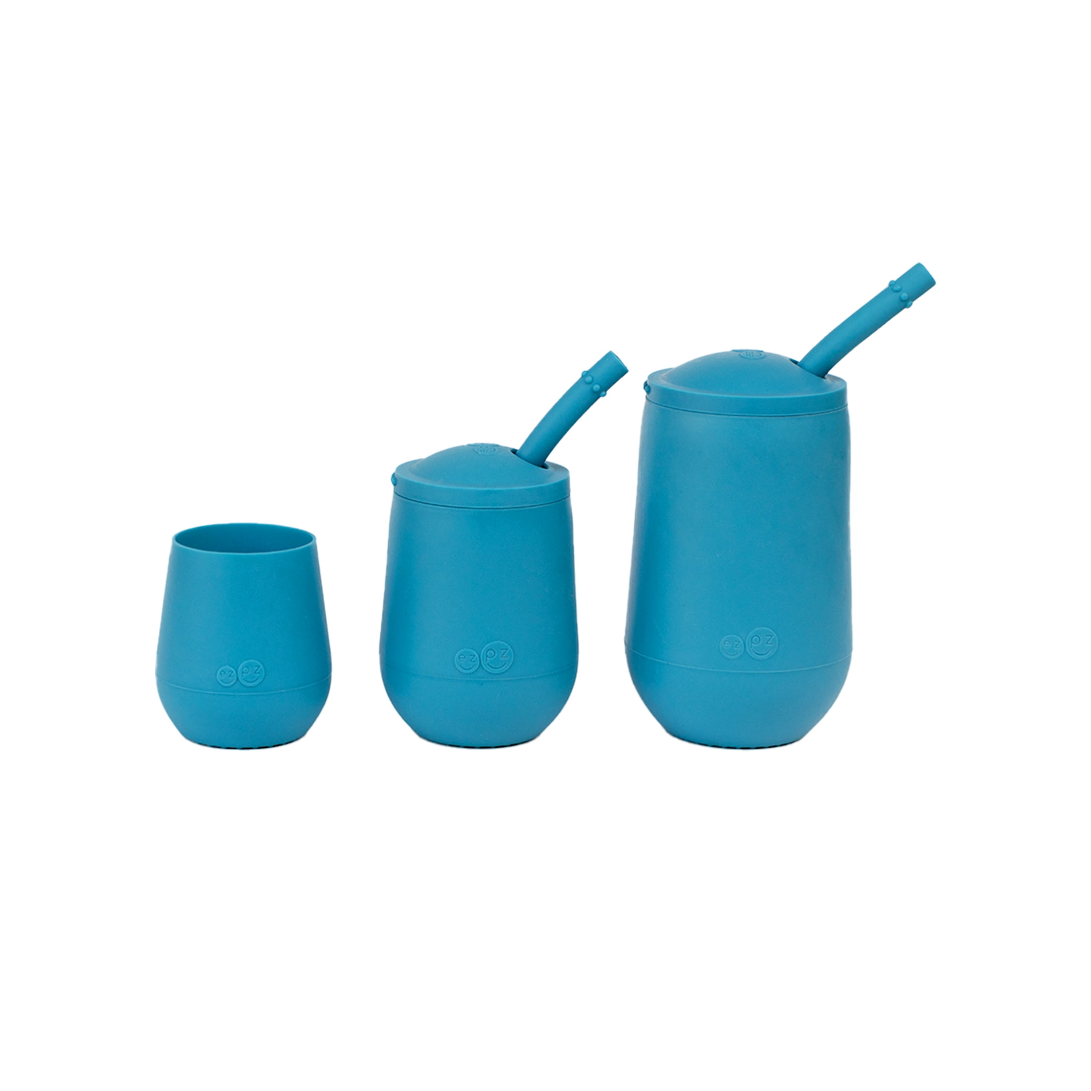 Ezpz Developmental Cup Set (Blush) – 100% Silicone Training Set