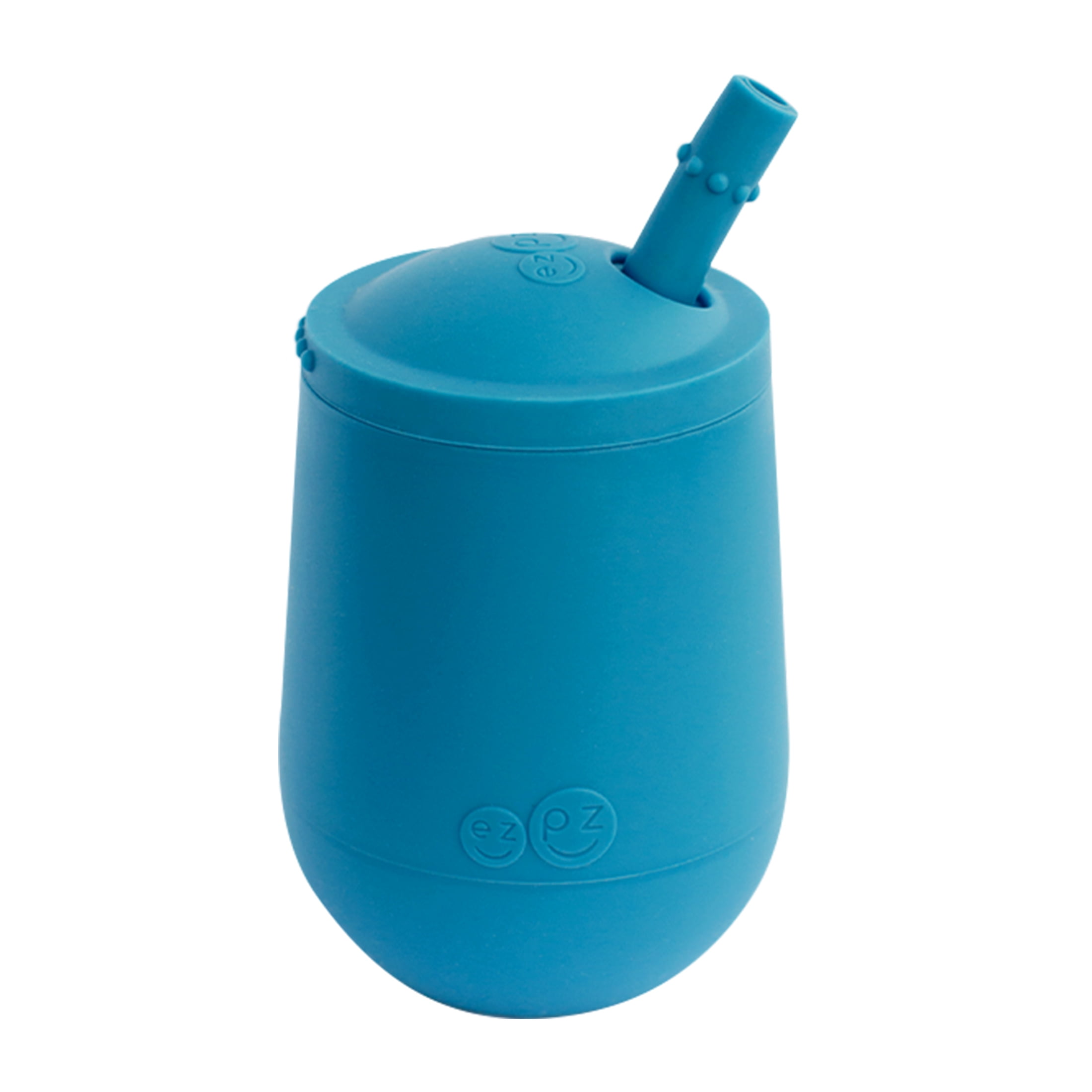 Brick Silicone drinking training cup with straw Toddler MKS