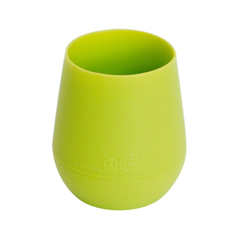 ez pz Tiny Cup (Lime) - 100% Silicone Training Cup for Infants - Designed  by a Pediatric Feeding Specialist - 4 months+ - Baby-led Weaning Gear &  Baby