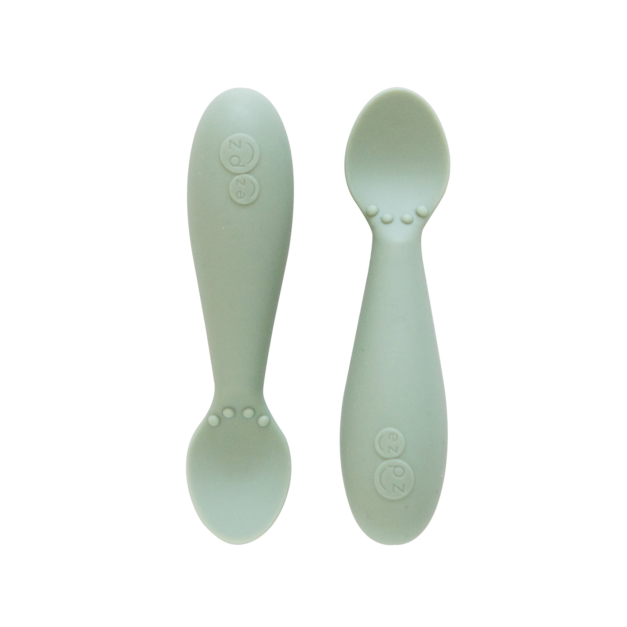 Ezpz Tiny Spoon (2 Pack in Sage) - 100% Silicone Spoons for Baby Led  Weaning + Purees - Designed by a Pediatric Feeding Specialist - 6 Months+