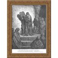 thumbnail image 1 of Ezra Reads the Law to the People 24x18 Gold Ornate Wood Framed Canvas Art by Gustave Dore, 1 of 2