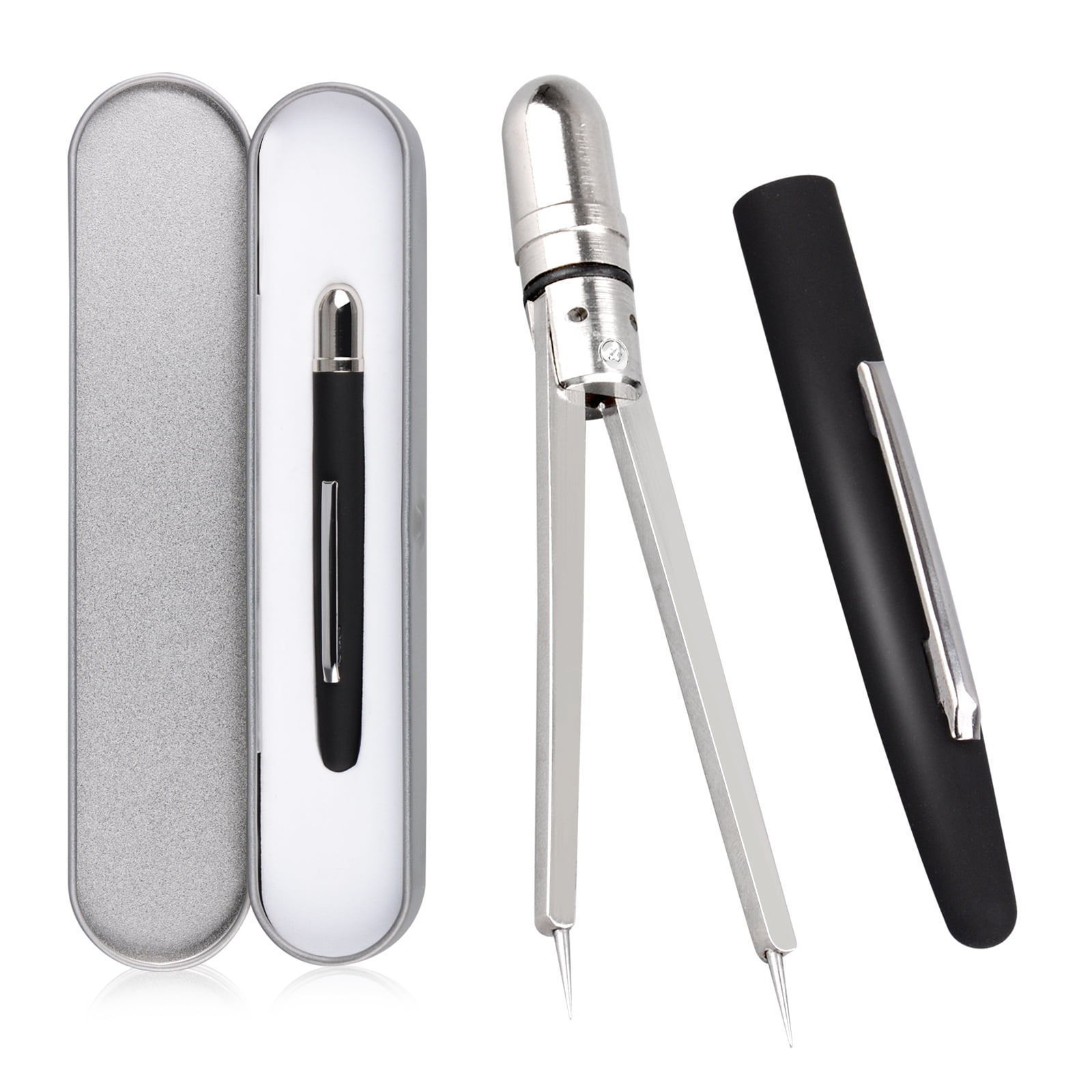 Eztrain EKG Caliper Pen, ECG Calipers for Nurses, Black EKG Caliper