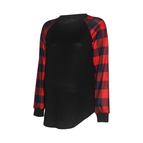 PUMISAS Pregnancy Clothes for Women Casual Round Neck Pregnancy Top Clothes Soft Breathable Maternity Tops Outfits Solid Color Fall Pregnant Tops Long Sleeve Loose Pullover Blouses
