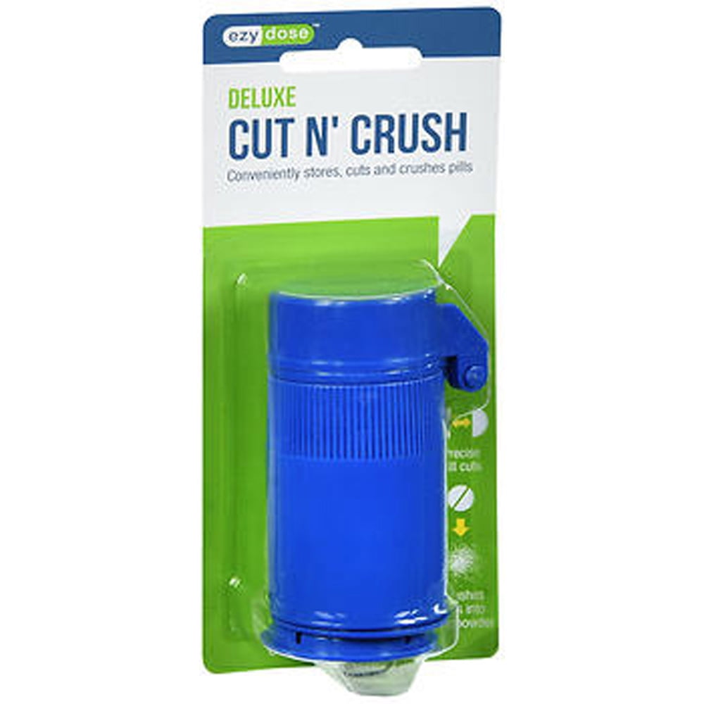 Ezy Dose Cut N' Crush Pill Cutter and Crusher, Tablet Grinder