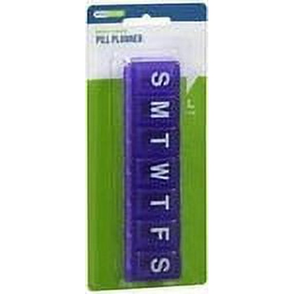Ezy Dose Large Weekly / Locking Pill Planner with Braille , Colors Vary (Large)