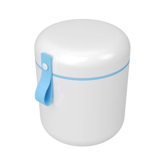 Ezy Dose Mini Vitamin Organizer, Multi Compartments, Portable and Compact Design, Large, White and Blue