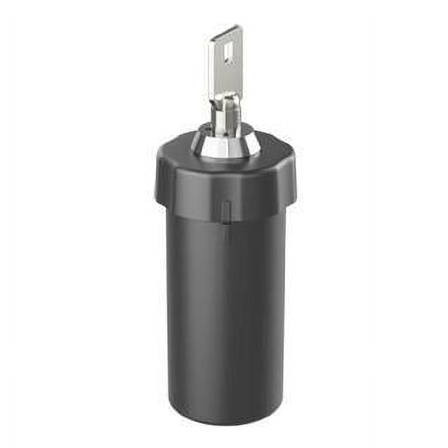 Ezy Dose Nylon Locking Pill Organizer, Black Travel Container (Small)