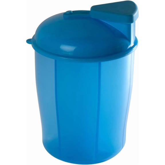 Ezy Dose 30-Day Vitamin Organizer, 6 Large Compartments, Blue, BPA-Free